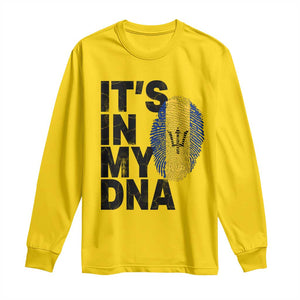 It's In My DNA Barbados Barbadian Long Sleeve Shirt Pride Heritage Patriotic Gift TS10 Daisy Print Your Wear