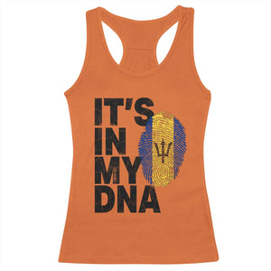 It's In My DNA Barbados Barbadian Racerback Tank Top Pride Heritage Patriotic Gift TS10 Orange Print Your Wear
