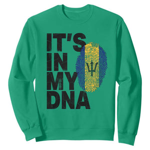 It's In My DNA Barbados Barbadian Sweatshirt Pride Heritage Patriotic Gift TS10 Irish Green Print Your Wear