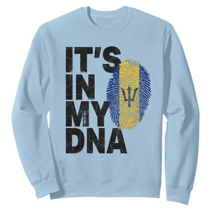 It's In My DNA Barbados Barbadian Sweatshirt Pride Heritage Patriotic Gift TS10 Light Blue Print Your Wear