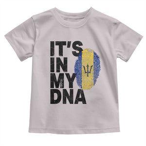 It's In My DNA Barbados Barbadian Toddler T Shirt Pride Heritage Patriotic Gift TS10 Ice Gray Print Your Wear