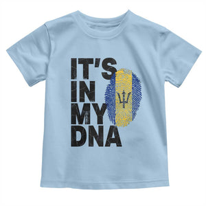 It's In My DNA Barbados Barbadian Toddler T Shirt Pride Heritage Patriotic Gift TS10 Light Blue Print Your Wear