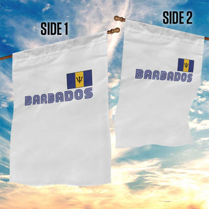 Retro Barbados Garden Flag Vintage Barbadian Souvenir Caribbean Island Pride Heritage Gift TS10 Print Your Wear