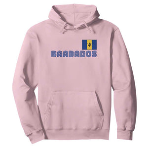 Retro Barbados Hoodie Vintage Barbadian Souvenir Caribbean Island Pride Heritage Gift TS10 Light Pink Print Your Wear