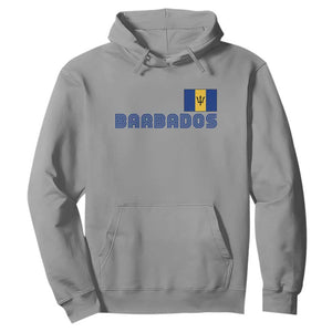 Retro Barbados Hoodie Vintage Barbadian Souvenir Caribbean Island Pride Heritage Gift TS10 Sport Gray Print Your Wear