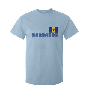 Retro Barbados T Shirt For Kid Vintage Barbadian Souvenir Caribbean Island Pride Heritage Gift TS10 Light Blue Print Your Wear