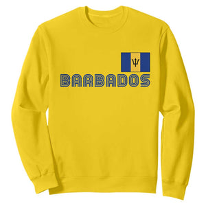 Retro Barbados Sweatshirt Vintage Barbadian Souvenir Caribbean Island Pride Heritage Gift TS10 Daisy Print Your Wear
