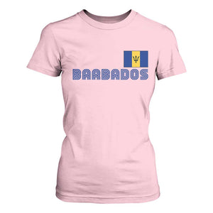 Retro Barbados T Shirt For Women Vintage Barbadian Souvenir Caribbean Island Pride Heritage Gift TS10 Light Pink Print Your Wear