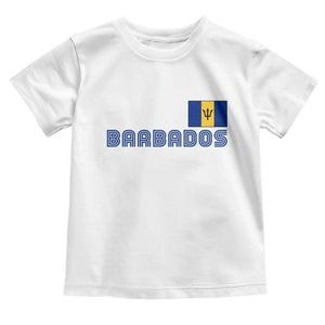 Retro Barbados Toddler T Shirt Vintage Barbadian Souvenir Caribbean Island Pride Heritage Gift TS10 White Print Your Wear