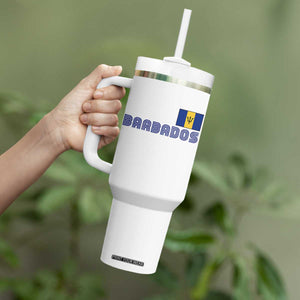 Retro Barbados Tumbler With Handle Vintage Barbadian Souvenir Caribbean Island Pride Heritage Gift TS10 Print Your Wear