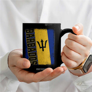 Vintage Barbados Flag Coffee Mug Distressed Patriotic Caribbean Island Barbadian Pride Heritage Gift TS10 Print Your Wear