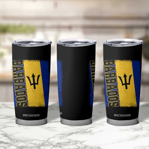 Vintage Barbados Flag Tumbler Cup Distressed Patriotic Caribbean Island Barbadian Pride Heritage Gift TS10 Print Your Wear