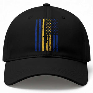 Barbados American Flag Baseball Cap Distressed Barbadian Pride Patriotic Heritage Gift TS10 Print Your Wear