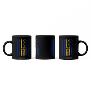 Barbados American Flag Coffee Mug Distressed Barbadian Pride Patriotic Heritage Gift TS10 Print Your Wear