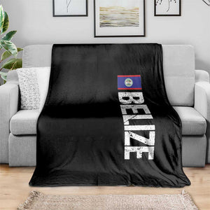 Belize Flag Throw Blanket Distressed Central American Pride Heritage Gift TS10 Print Your Wear