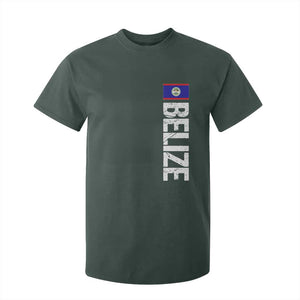 Belize Flag T Shirt For Kid Distressed Central American Pride Heritage Gift TS10 Dark Forest Green Print Your Wear