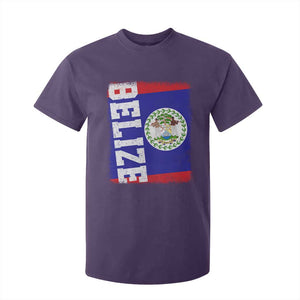 Vintage Belize T Shirt For Kid Distressed Flag Central American Pride Heritage Gift TS10 Print Your Wear