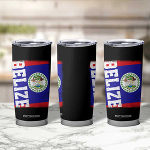 Vintage Belize Tumbler Cup Distressed Flag Central American Pride Heritage Gift TS10 Print Your Wear