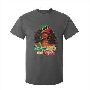 Saint Kitts and Nevis Princess T Shirt For Kid Melanin Afro Girl Heritage Gift for Black Girls TS10 Print Your Wear