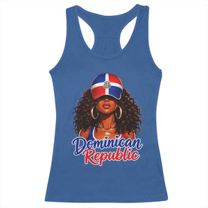 Dominican Republic Princess Racerback Tank Top Melanin Afro Girl Heritage Gift for Black Girls TS10 Royal Blue Print Your Wear