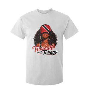 Trinidad and Tobago Afro Girl T Shirt For Kid Trini Black Queen Caribbean Pride Heritage Gift TS10 White Print Your Wear