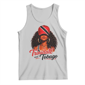 Trinidad and Tobago Afro Girl Tank Top Trini Black Queen Caribbean Pride Heritage Gift TS10 Ash Print Your Wear