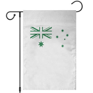 Green Australian Flag Garden Flag Australia Patriotic Country Pride Monochrome Minimalist Graphic