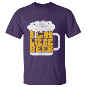 Oktoberfest Drinking T Shirt Ich Liebe Bier Octoberfest German TS10 Purple Print Your Wear
