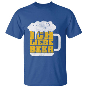 Oktoberfest Drinking T Shirt Ich Liebe Bier Octoberfest German TS10 Royal Blue Print Your Wear