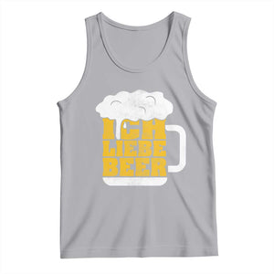 Oktoberfest Drinking Tank Top Ich Liebe Bier Octoberfest German TS10 Athletic Heather Print Your Wear