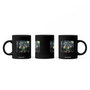 Funny Oktoberfest Bigfoot Coffee Mug Starry Night German Sasquatch Beer Lederhose TS10 Print Your Wear