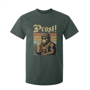 Oktoberfest Bigfoot T Shirt For Kid Vintage German Sasquatch Drinking Prost Lederhose TS10 Dark Forest Green Print Your Wear