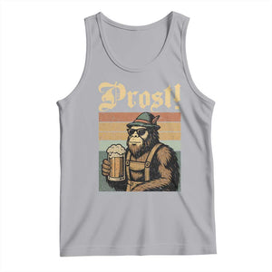 Oktoberfest Bigfoot Tank Top Vintage German Sasquatch Drinking Prost Lederhose TS10 Athletic Heather Print Your Wear