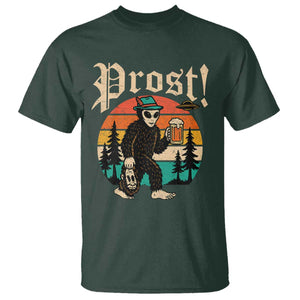 Oktoberfest Bigfoot Alien Beer T Shirt Retro German Sasquatch Beer TS10 Dark Forest Green Print Your Wear