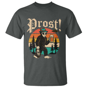 Oktoberfest Bigfoot Alien Beer T Shirt Retro German Sasquatch Beer TS10 Dark Heather Print Your Wear