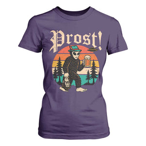 Oktoberfest Bigfoot Alien Beer T Shirt For Women Retro German Sasquatch Beer TS10 Purple Print Your Wear