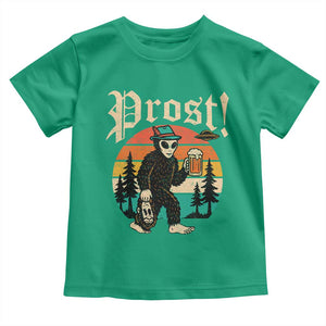 Oktoberfest Bigfoot Alien Beer Toddler T Shirt Retro German Sasquatch Beer TS10 Irish Green Print Your Wear