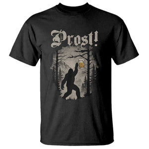 Oktoberfest Bigfoot T Shirt Vintage Forest Sasquatch Drinking Prost TS10 Black Print Your Wear
