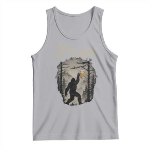 Oktoberfest Bigfoot Tank Top Vintage Forest Sasquatch Drinking Prost TS10 Athletic Heather Print Your Wear