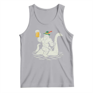 Funny Bigfoot Loch Ness Monster Oktoberfest Tank Top German Oktoberfest Sasquatch Drinking TS10 Athletic Heather Print Your Wear