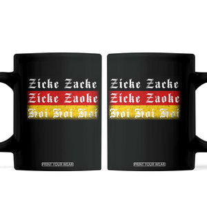 Zicke Zacke Hoi Oktoberfest Coffee Mug Vintage German Flag TS10 Black Print Your Wear