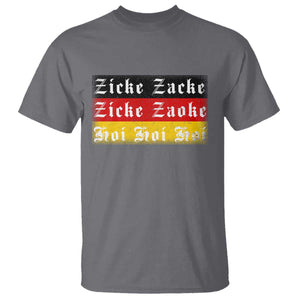 Zicke Zacke Hoi Oktoberfest T Shirt Vintage German Flag TS10 Charcoal Print Your Wear