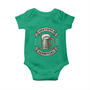 Funny Oktoberfest Baby Onesie I Dont Give A Schnitzel German Beer Wurst TS10 Irish Green Print Your Wear