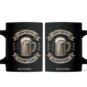 Funny Oktoberfest Coffee Mug I Dont Give A Schnitzel German Beer Wurst TS10 Black Print Your Wear