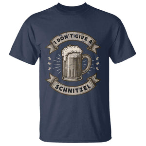 Funny Oktoberfest T Shirt I Dont Give A Schnitzel German Beer Wurst TS10 Navy Print Your Wear