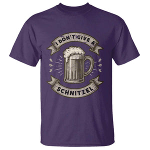 Funny Oktoberfest T Shirt I Dont Give A Schnitzel German Beer Wurst TS10 Purple Print Your Wear
