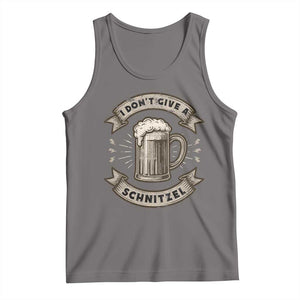 Funny Oktoberfest Tank Top I Dont Give A Schnitzel German Beer Wurst TS10 Deep Heather Print Your Wear