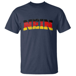 Nein Germany T Shirt No Saying Funny German Flag Oktoberfest TS10 Navy Print Your Wear