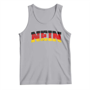 Nein Germany Tank Top No Saying Funny German Flag Oktoberfest TS10 Athletic Heather Print Your Wear