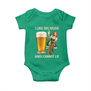 Oktoberfest Beer Baby Onesie Funny I Like Big Mugs Pin Up Girl Dirndl TS10 Irish Green Print Your Wear